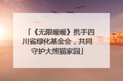 《无限暖暖》携手四川省绿化基金会，共同守护大熊猫家园