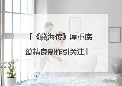 《藏海传》厚重底蕴精良制作引关注