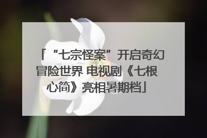 “七宗怪案”开启奇幻冒险世界 电视剧《七根心简》亮相暑期档
