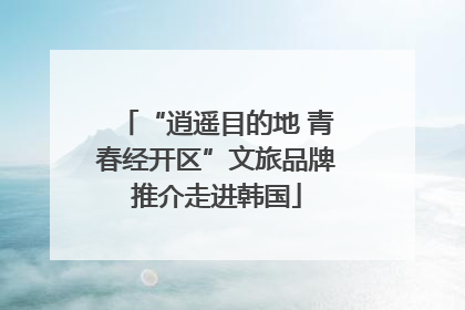 “逍遥目的地 青春经开区”文旅品牌推介走进韩国