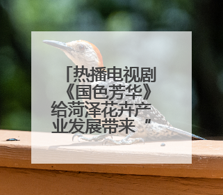热播电视剧《国色芳华》给菏泽花卉产业发展带来“利好”，1.2亿枝芍药鲜切花绽放“国色芳华”