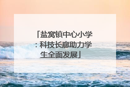 盐窝镇中心小学：科技长廊助力学生全面发展