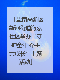 盐南高新区新河街道海嘉社区举办“守护童年 牵手共成长”主题活动