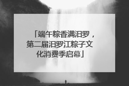 端午粽香满汨罗，第二届汨罗江粽子文化消费季启幕