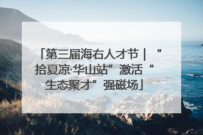 第三届海右人才节｜“拾夏凉·华山站”激活“生态聚才”强磁场