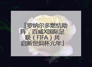 罗纳尔多燃情助阵，百威X国际足联（FIFA）共启新世俱杯元年