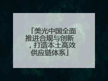 美光中国全面推进合规与创新，打造本土高效供应链体系