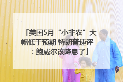 美国5月“小非农”大幅低于预期 特朗普速评：鲍威尔该降息了