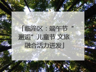 临潼区：端午节“邂逅”儿童节 文旅融合活力迸发