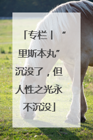 专栏丨“里斯本丸”沉没了，但人性之光永不沉没