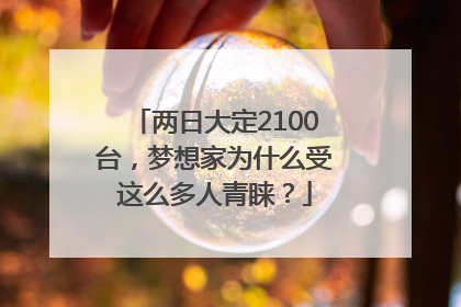 两日大定2100台，梦想家为什么受这么多人青睐？