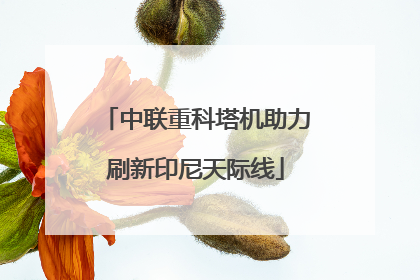 中联重科塔机助力刷新印尼天际线