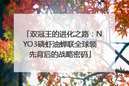 双冠王的进化之路：NYO3磷虾油蝉联全球领先背后的战略密码
