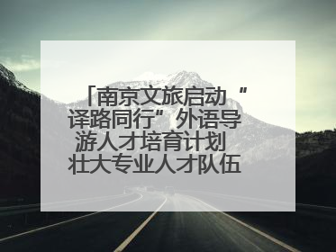 南京文旅启动“译路同行”外语导游人才培育计划 壮大专业人才队伍助力重要国际旅游目的地建设