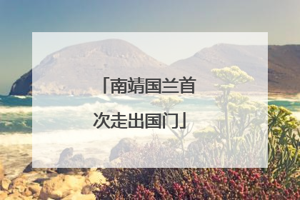 南靖国兰首次走出国门