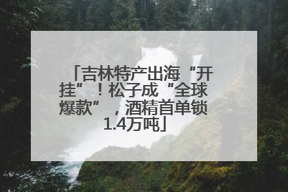 吉林特产出海“开挂”！松子成“全球爆款”，酒精首单锁1.4万吨