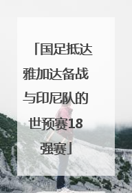 国足抵达雅加达备战与印尼队的世预赛18强赛