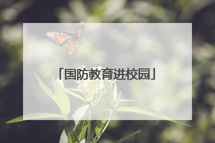 国防教育进校园