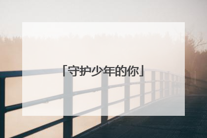守护少年的你