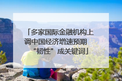 多家国际金融机构上调中国经济增速预期 “韧性”成关键词