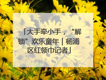 大手牵小手，“解锁”欢乐童年｜杨浦区红领巾记者