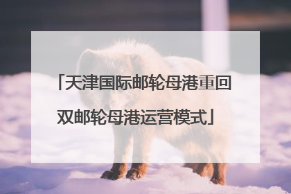 天津国际邮轮母港重回双邮轮母港运营模式