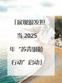 展现银发担当 2025年“苏青银龄行动”启动