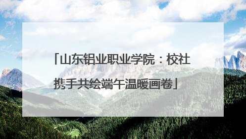 山东铝业职业学院：校社携手共绘端午温暖画卷