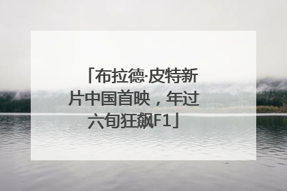 布拉德·皮特新片中国首映，年过六旬狂飙F1