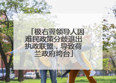 极右翼领导人因难民政策分歧退出执政联盟，导致荷兰政府垮台