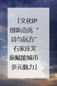 文化IP创新点亮“诗与远方” 石家庄文旅赋能城市多元魅力