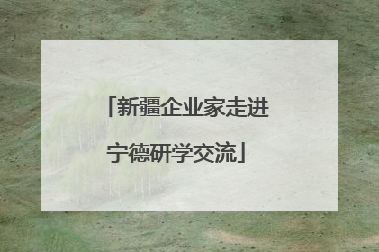 新疆企业家走进宁德研学交流