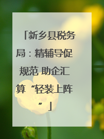 新乡县税务局：精辅导促规范 助企汇算“轻装上阵”