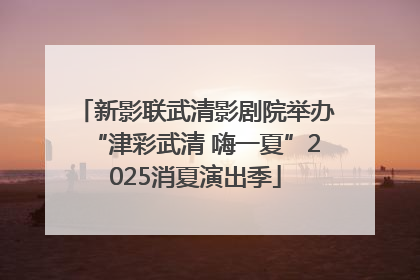 新影联武清影剧院举办“津彩武清 嗨一夏”2025消夏演出季