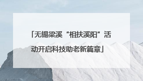无锡梁溪“相扶溪阳”活动开启科技助老新篇章
