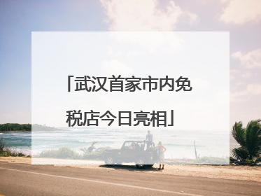 武汉首家市内免税店今日亮相
