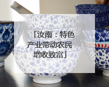 汝南：特色产业带动农民增收致富
