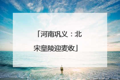 河南巩义：北宋皇陵迎麦收
