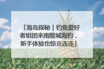 海岛探秘｜钓鱼爱好者组团来南隍城海钓，新手体验也惊喜连连