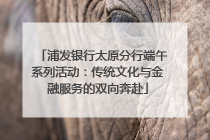 浦发银行太原分行端午系列活动：传统文化与金融服务的双向奔赴