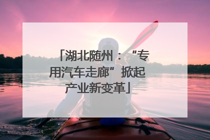 湖北随州：“专用汽车走廊”掀起产业新变革
