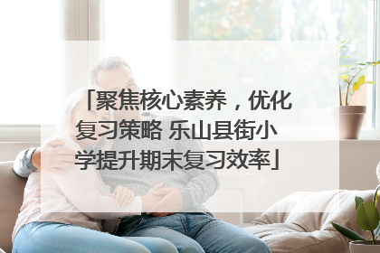 聚焦核心素养，优化复习策略 乐山县街小学提升期末复习效率