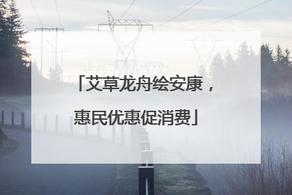 艾草龙舟绘安康，惠民优惠促消费
