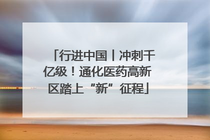 行进中国丨冲刺千亿级！通化医药高新区踏上“新”征程