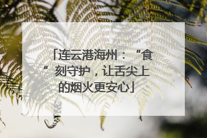 连云港海州：“食”刻守护，让舌尖上的烟火更安心