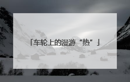 车轮上的漫游“热”