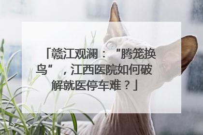 赣江观澜：“腾笼换鸟”，江西医院如何破解就医停车难？