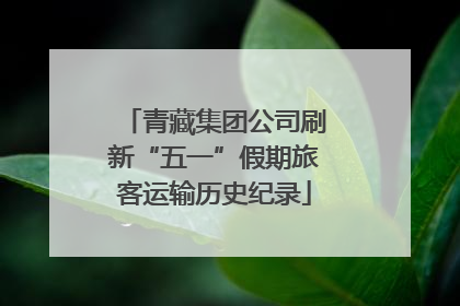 青藏集团公司刷新“五一”假期旅客运输历史纪录