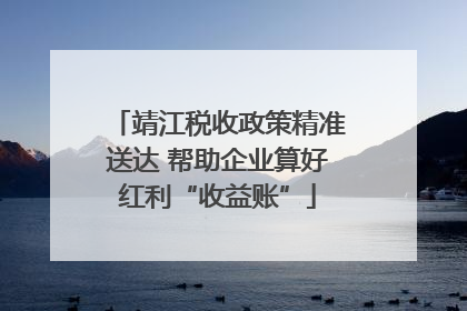 靖江税收政策精准送达 帮助企业算好红利“收益账”