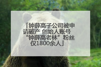 钟薛高子公司被申请破产 创始人账号“钟薛高老林”粉丝仅1800余人